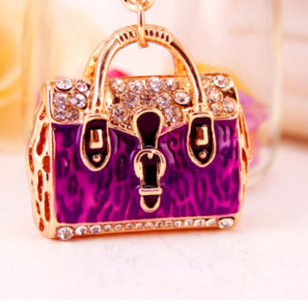 Betsey Johnson Handbag Necklace